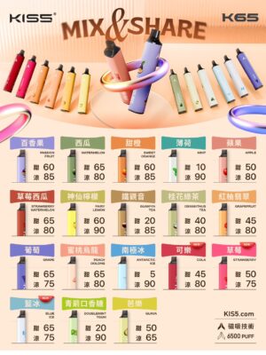 S__31621153_0 Kiss5拋棄式🪄6500口K65🔋